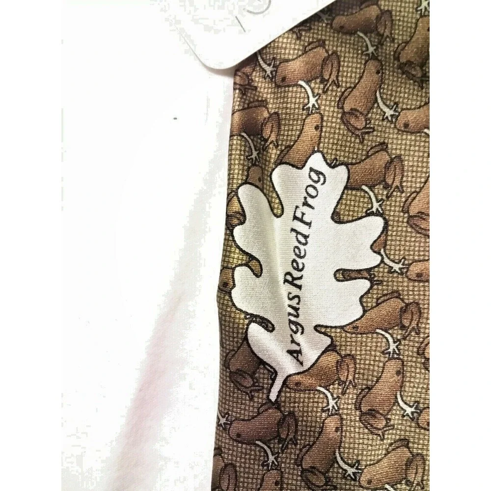 Nature Conservancy Silk Tie Tree‎ Frog Mens Novelty Wildlife Collector